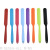 Large and Small One Silicone Long Scraper Macaron Color Cream Spreading Knife Long Scraper Food Grade Easy to Wash