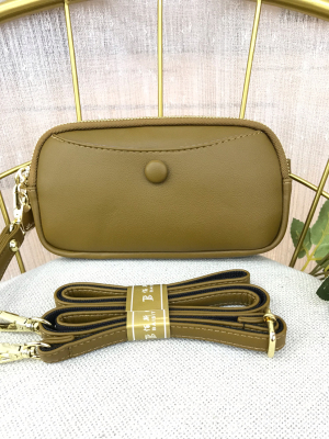 Women's Double-Layer Handbag 2022 New Fashion Clutch Change and Key Small Bag Mobile Phone Bag