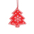 White Red Christmas Tree Ornament Wooden Hanging Pendants  Angel Deer Christmas Tree Star Christmas Home Decorations