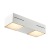 Led Square Surface Mounted Downlight Double Head Bean Gall Lamp Lighting Variable Light with Three Colors Downlight