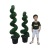Factory Supply Simulation Plant Shaped Tree Simulation Spiral Tree Ornament Simulation Bonsai Wholesale Support Customization