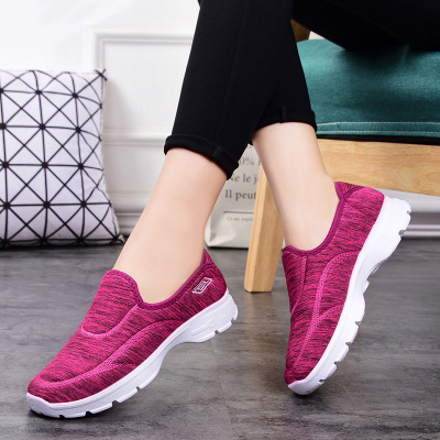 Women's Shoes Foreign Trade New Old Beijing Cloth Shoes Soft Bottom Walking Leisure Sports Shoes for the Elderly Women Cross-Border Stylish Mom Shoes