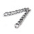 Jiye Hardware Chain White Silk Four-Side Grinding Chain Luggage Accessories Clothing Various Sizes and Specifications Customization