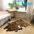 Fashion imitation animal skin printing imitation fur carpet living room bedroom bedside mat doormat