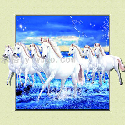 5D Painting Hot Sale 40 * 40cm Stereo Picture Horse