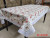 New PVC Three-Inch Lace Tablecloth Waterproof and Oil-Proof Tablecloth Factory Direct Sales