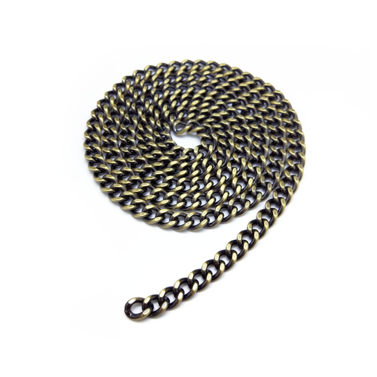 基业五金链条 青古铜单磨链 箱包配件服饰  各种尺寸规格私聊询价