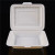 Disposable Lunch Box Takeaway Packing Box Fast Food Box Fried Lunch Box One-Piece Rectangular Environmentally Friendly Degradable Folding Lunch Box