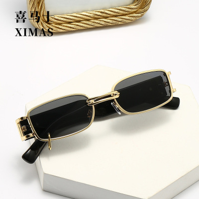 New Sunglasses 002 Street Shot Hipster Same Fashion with Earrings Small Square Box Sunglasses Female Fashion Glasses Wholesale
