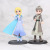 Snow and Ice Adventure Garage Kits Model Furnishing Articles Snow Queen Elsa Anna Snow Treasure Toy Figurine Doll