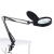 PDOK Whole Metal Folding Desk Clamp LED Magnifying Lamp Magnifying Glass