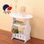 Living Room Side Machine Coffee Table Bedroom Storage Flower Stand Outdoor Waterproof Table Magazine Table European Oval Small Table