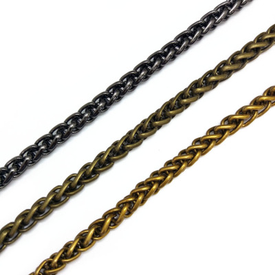 Jiye Hardware Chain Yuan round Chain Luggage Accessories Clothing Jewelry Various Sizes and Specifications Customization