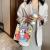 Customized New Product Trendy Ethnic Style Shoulder Bag Retro Canvas Bag Burlap Handbag Linen Cotton Cloth Shopping Bag