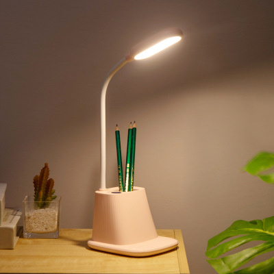 New Simple Digital Display Table Lamp Led Pen Container Table Lamp Student Desktop Bedroom Intelligent Eye Protection Learning Lamp Manufacturer