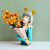 Cute Resin Modern Girl Statue Home Furnishing Crafts Decoration Cafe Room Table Figurines Wedding Gift Storage Plate Acc