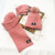 New Winter Baby Pullover Hat Scarf Gloves Three-Piece Set Ear Protection plus Small Short Velvet Thermal Knitting Woolen Cap