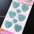 Customized Love Heart Diamond Sticker round Acrylic Diamond Paste Acrylic Diamond Paste/Diamond Sticker/Bumper Stickers