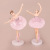3 Pink Dancing Ballet Girl Hand-Held Dance Pretty Girl Princess Doll Doll Cake Decorative Ornaments