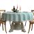 Large round Tablecloth Nordic Style Waterproof Solid Color and Plain Cotton and Linen Tassel Lace round Dining Table Cushion Party Banquet Tablecloth