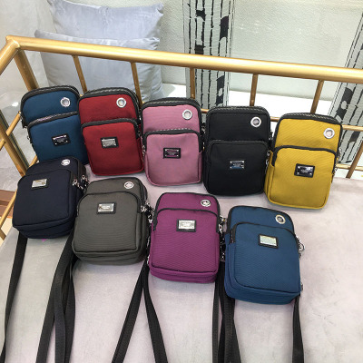 Small Mobile Phone Bag Women's Bag New 2021 Crossbody Shoulder Bag Ins Korean Style Trendy Online Red Multi-Layer Women's Bag