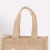 Waterproof Coated Yellow Sack Advertising Gift Shopping Portable Sack Customizable Pure Asian Cotton Linen Bag Sack