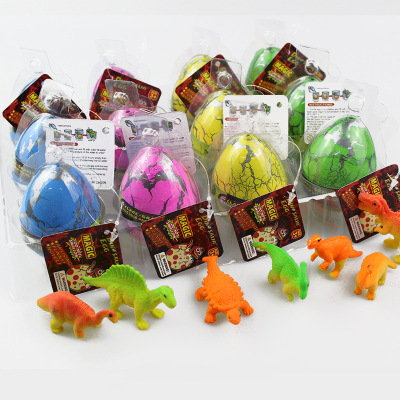 Factory Direct Sales Medium Dinosaur Egg Embryonated Egg Bubble Expansion Rejuvenating Device Kindergarten Gifts Educational Children's Toys