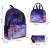 Three-Piece Set 2021 Starry Sky Backpack Student Schoolbag Female Lunch Bag Backpack Amazon