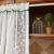 Bzd129 American Country British White Lace Mesh Curtains Half-Curtain Curtain Glass Cabinet Curtain Door Curtain Short Curtain Anti-Dust Curtain