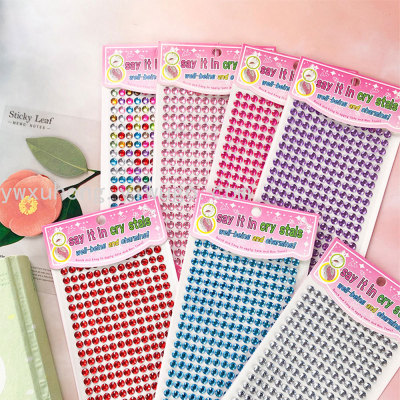 Factory Customized Acrylic Diamond Paste/Diamond Stickers/Bumper Stickers/Face Pasters/260 Long Card Diamond Stickers