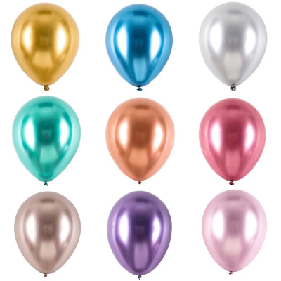 Metal Rubber Balloons Birthday Party Decoration Wedding and Wedding Room Bedroom Background Wall Layout Chrome