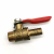 Red Handle Pagoda Small Ball Valve Small Valve Switch Drain Pipe Copper Internal Thread External Valve 1/4