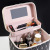 Multi-Functional New Cosmetic Bag Storage Multi-Layer Internet Celebrity Large Capacity Ins Style Cosmetics Storage Box Travel Portable Cosmetic Case With Mirror