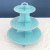 Party Supplies Three-Layer Paper Cake Rack White Edge Dot Cake Stand Birthday Party Decoration Dessert Cake Stand