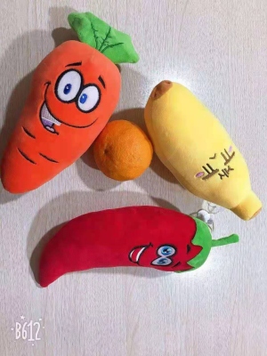 Soft Vegetable Pillow Plush Toy Ragdoll Carrot Doll Doll Long Strip Pillow Christmas