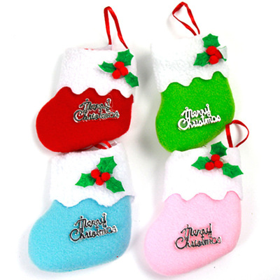 Christmas Decorations Christmas Stockings Width 8cm Height 9cm Christmas Tree Pendant Small Gift Christmas Stockings