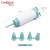 Cream Decorating Mouth 5-Piece Cake Cream Removable Mounting-Pattern Device DIY Cookie Baking Tool