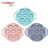 7-Piece Donut Cake Mold Easy to Clean High Temperature Resistant Built-in Steel Ring Cake Dessert Silicone Baking Mold