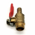 Red Handle Pagoda Small Ball Valve Small Valve Switch Drain Pipe Copper Internal Thread External Valve 1/4