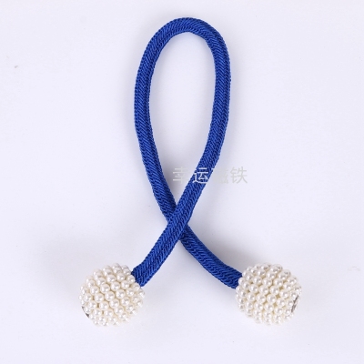 Curtain Bandage Rope Magnetic Buckle Thick Rope Small Pearl Magnetic Snap Curtain Buckle Curtain Magnetic Button Magnetic Snap