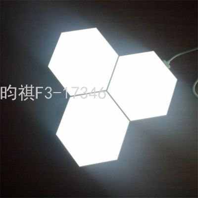 Smart Touch Induction Lamp Led Honeycomb Aisle Bedroom Background Module Light Quantum Combination Splicing Wall Wall Lamp