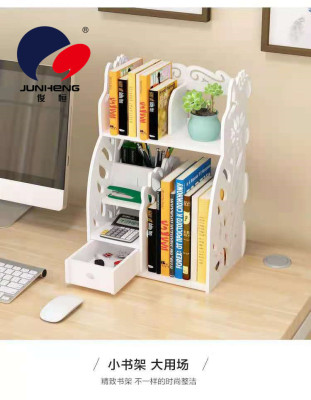 Life Movement Bookshelf Desk Simple Rack Storage Box Student Desk Decoration Small Bookshelf Bookcase