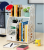 Life Movement Bookshelf Desk Simple Rack Storage Box Student Desk Decoration Small Bookshelf Bookcase