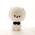 Cute Bichon Dog Doll Plush Toys Bow Tie Puppy Doll Ragdoll Children's Birthday Gifts Simulation