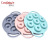 7-Piece Donut Cake Mold Easy to Clean High Temperature Resistant Built-in Steel Ring Cake Dessert Silicone Baking Mold