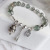 Natural Chorite Crystals Crystal Bracelet Female Cat Beads 925 Sterling Silver Simple Special-Interest Design Ins Cornucopia