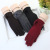 Spun Velvet Gloves Winter Fashion Lace Fur Ball Cycling and Driving Warm Cold-Resistant Windproof Touch Screen Gloves for Women