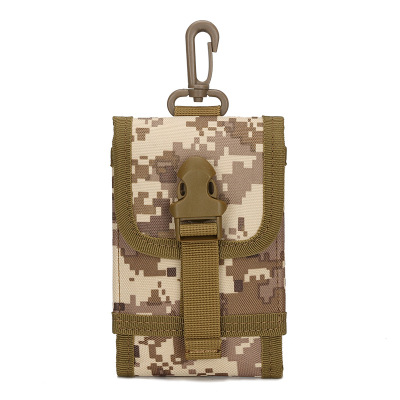 Tactical Camouflage Field Kit Outdoor Mobile Phone Bag Accessories Pannier Bag Accessories Small Waist Bag Multifunctional Molle Bag