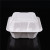 Disposable Rectangular Pulp Lunch Boxes Lunch Box Fast Food Box Commercial to-Go Box with Lid Light Food Environmentally Friendly and Degradable