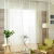 Embroidered Bottom Cloth Curtain with Yarn White Yarn All-Match Window Screen with Yarn Solid Color Simple